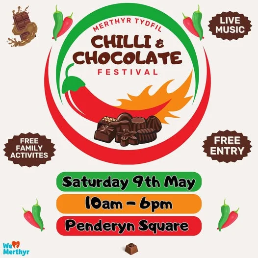 Merthyr Tydfil Chilli and Chocolate Festival 2026 at Penderyn Square